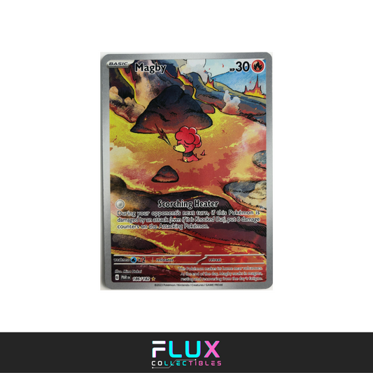 Pokémon TCG Magby Paradox Rift 186/182 Holo Illustration Rare