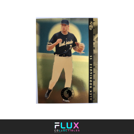 1993 Classic Games Baseball Alex Rodriguez Gold Rookie Card #SI-4