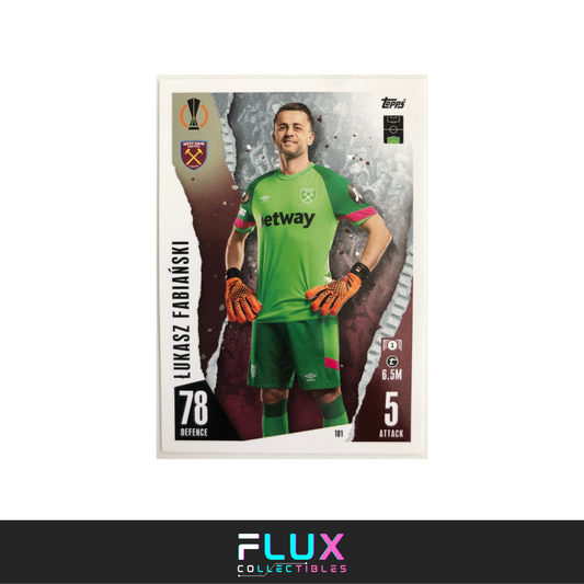 Topps UEFA Match Attax 2023-24 Lukasz Fabianski - Base 101 West Ham United