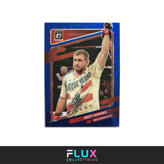 2022 Panini Donruss Optic UFC MATT HUGHES Blue VELOCITY Prizm SP 47