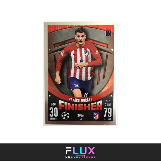 Topps UEFA Match Attax 2023-24 Alvaro Morata - Finisher - No.171 Atletico Madrid