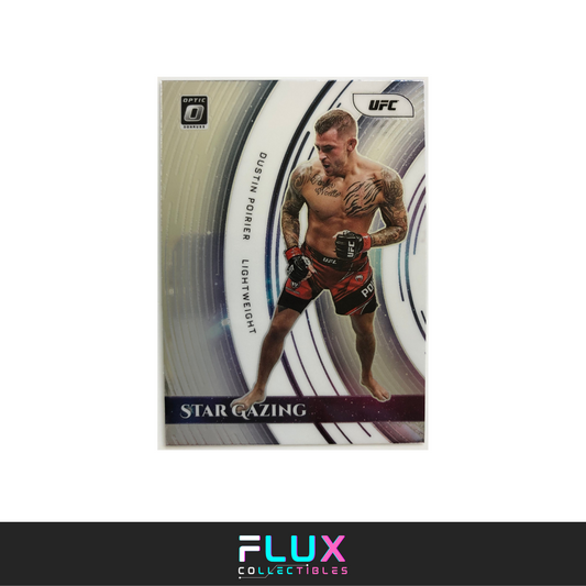 2022 Panini Donruss Optic Dustin Poirier Star Gazing Silver Prizm