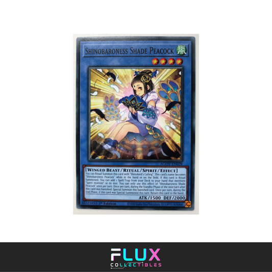 YuGiOh! Shinobaroness Shade Peacock AGOV-EN028 Common 1st Edition NM